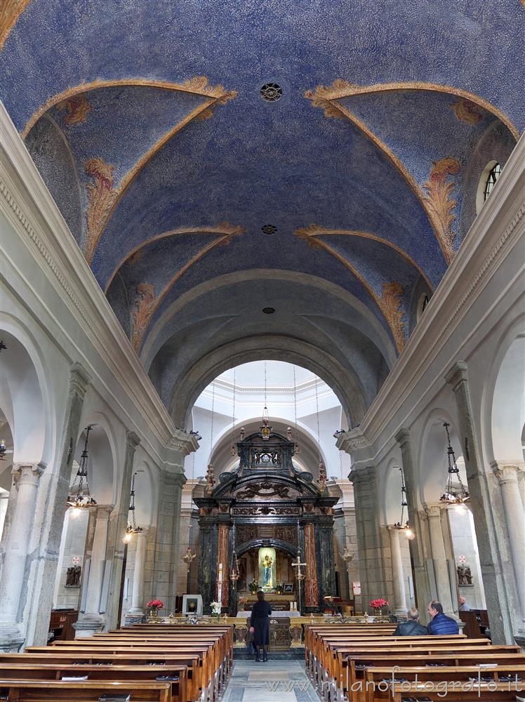 Biella (Italy) - Interior of the Ancient Basilica of the Sanctuary of Oropa